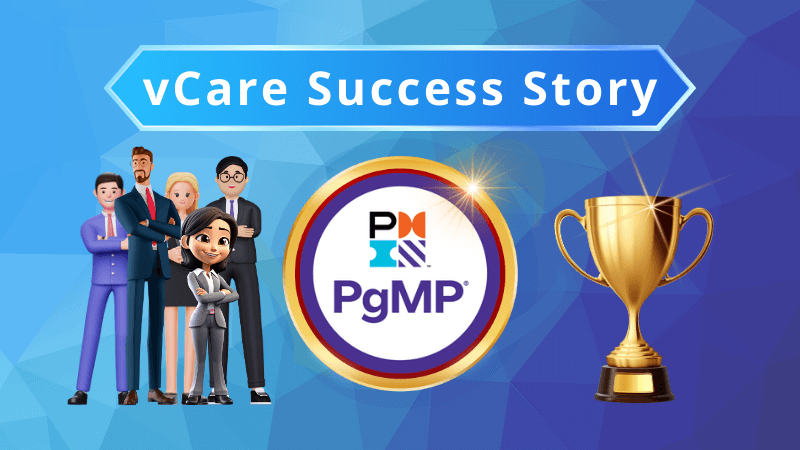 As of December 2023, PMI reports 5,350 active PMI-PgMP® certified professionals globally. vCare Project Management proudly contributed 500 PgMP®s across 54 countries, encouraging further success and inspiration worldwide.