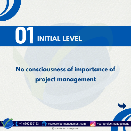 At the initial level of the Governmental Project Management Maturity Model (GPM3), some governments exhibit disinterest in project management, relying solely on budget allocation and deadlines. This approach neglects the necessity of structured management, risking inefficiency and failure in project execution. GPM3 advocates for a more proactive and comprehensive approach to governance.