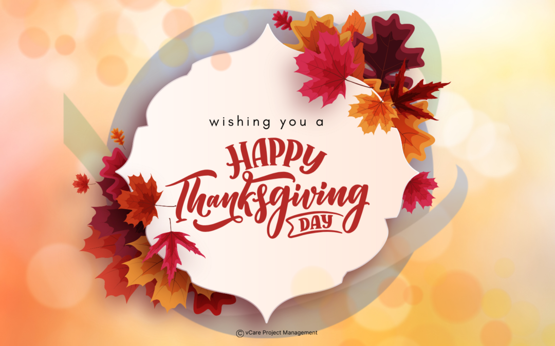 Happy Thanksgiving 2024 – Gratitude and Joy from vCare Project Management