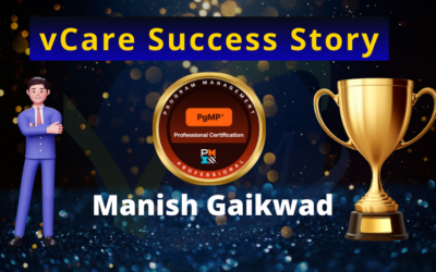 Manish Gaikwad Achieves PgMP Certification | vCare PgMP Success | Program Management Professional
