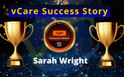 Sarah Wright Earns PgMP Certification – vCare Project Management Success