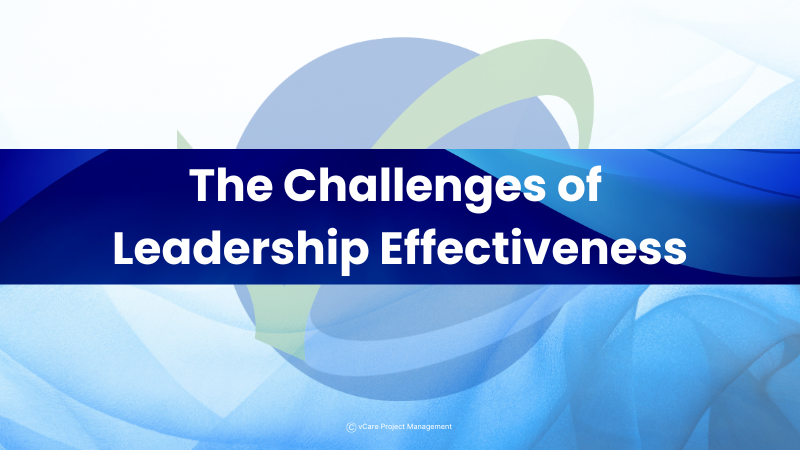 Leadership challenges in project management, including team motivation, employee development, and strategic leadership.