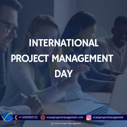 Project managers celebrating International Project Management Day with innovation and leadership.