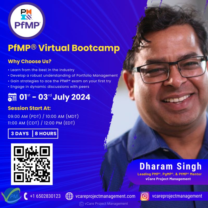 PMI PfMP® Online Bootcamp – Expert-led training to master portfolio management and achieve certification success.
