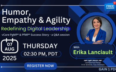 PgMP and PfMP Success Webinar – Erika Lanciault on Agile Digital Leadership | August 2025