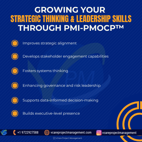 PMI-PMOCP Certification – Strategic Thinking & Leadership Growth for PMO Professionals