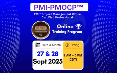 PMI-PMOCP Online Training September 2025 – Strategic PMO Certification with Dharam Singh